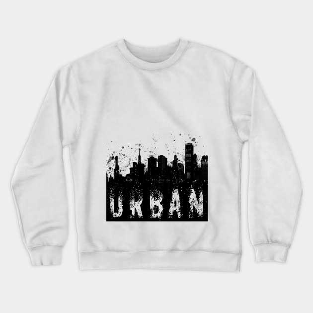 urban tshirt Crewneck Sweatshirt by conquart